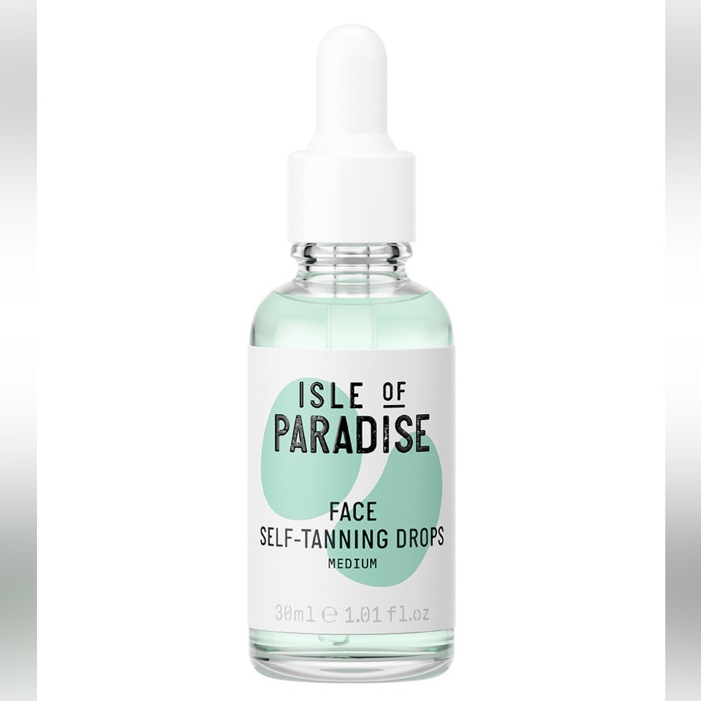 Isle of Paradise Self-Tanning Face Drops - Medium NIB 30mL